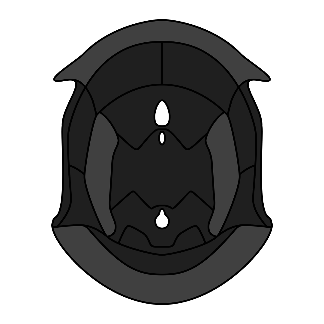 Rembourrage de couronne St.501 - Noir