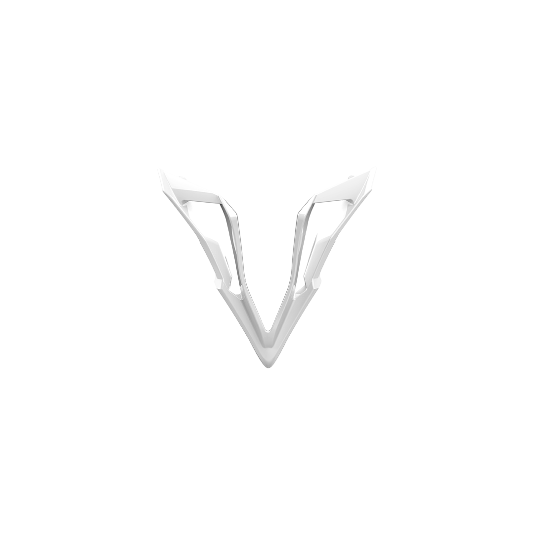 Chin vent wraaap white gloss