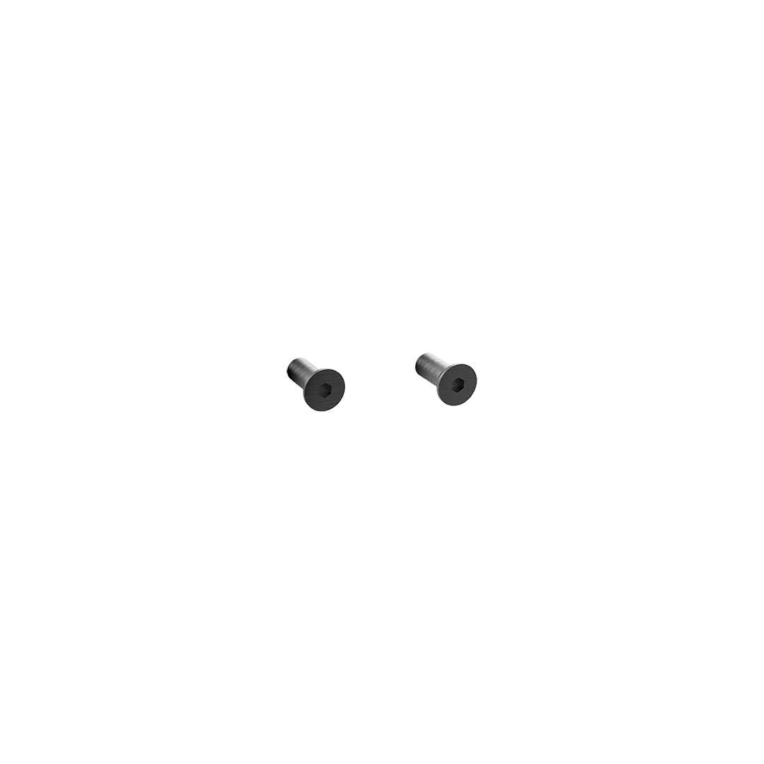 Aviator 3 chin vents screws - Black