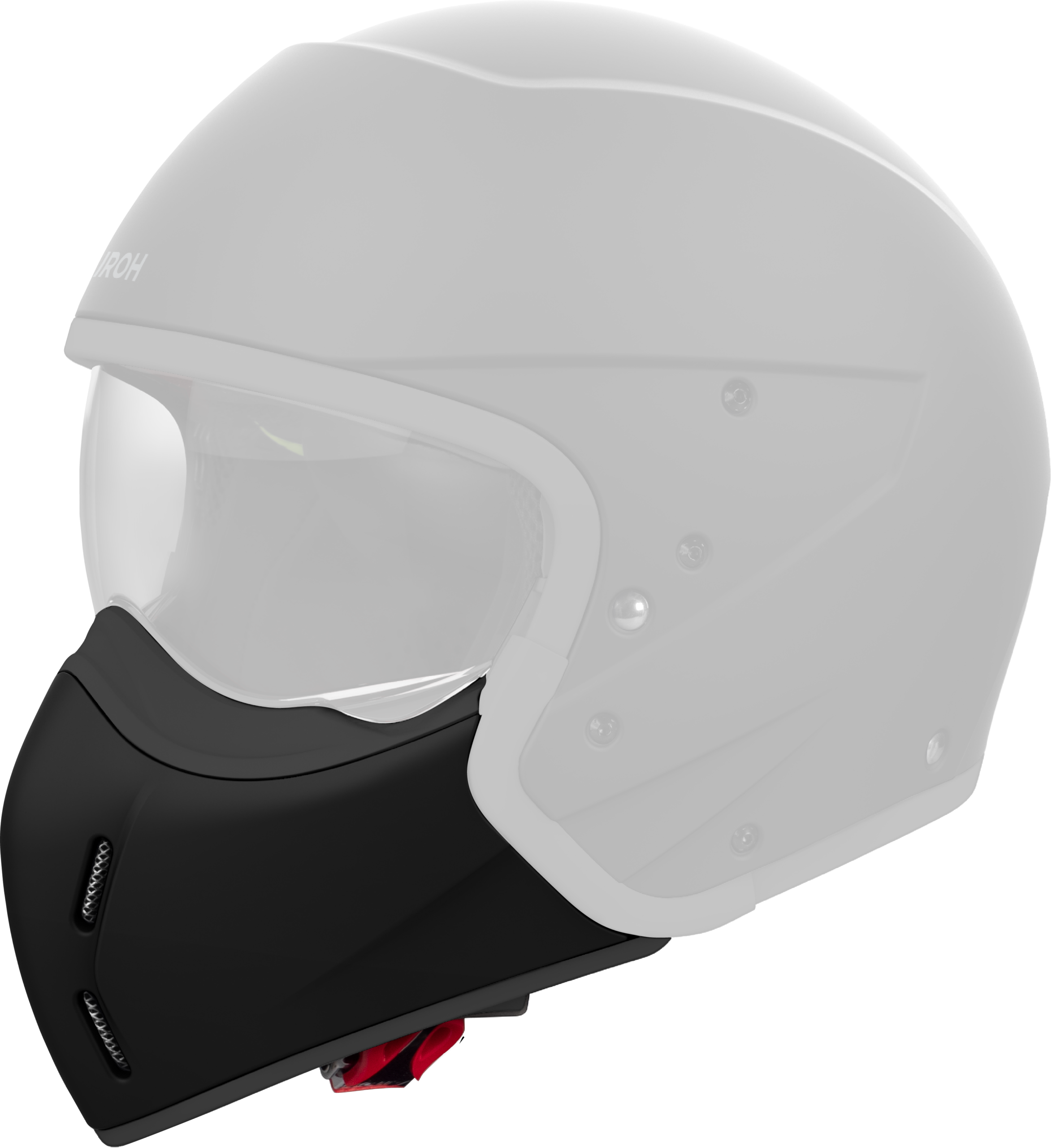 J 110 CHIN GUARD COLOR BLACK MATT