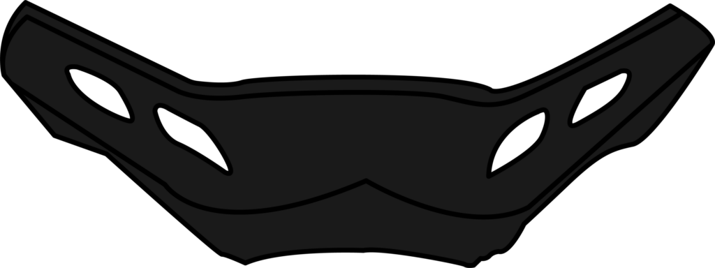 AVIATOR ACE-AV2.3-AV2.2 WINTER NOSE COVER WHITE