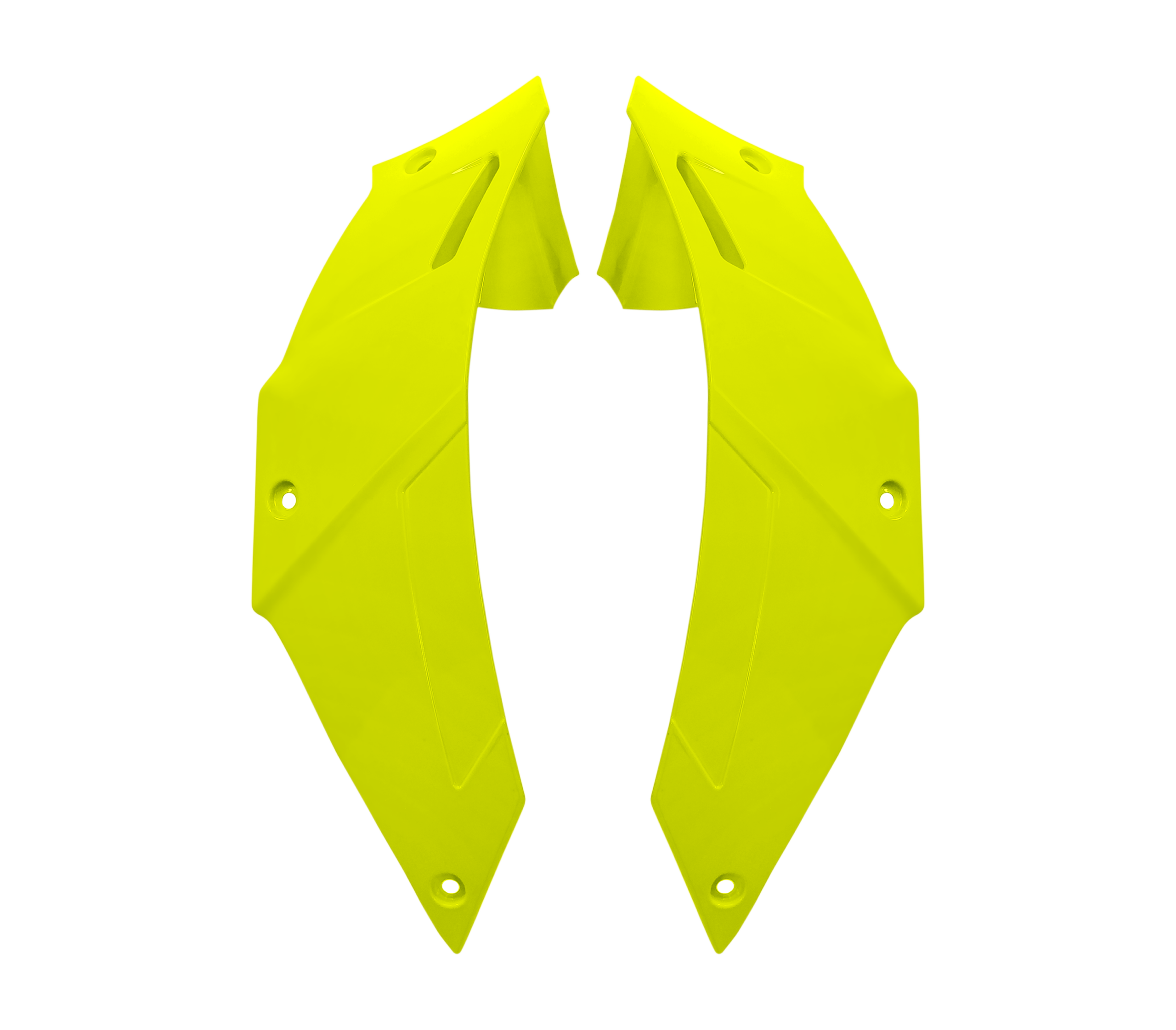 GP 800 SIDE REAR SPOILERS Yellow Fluo Gloss