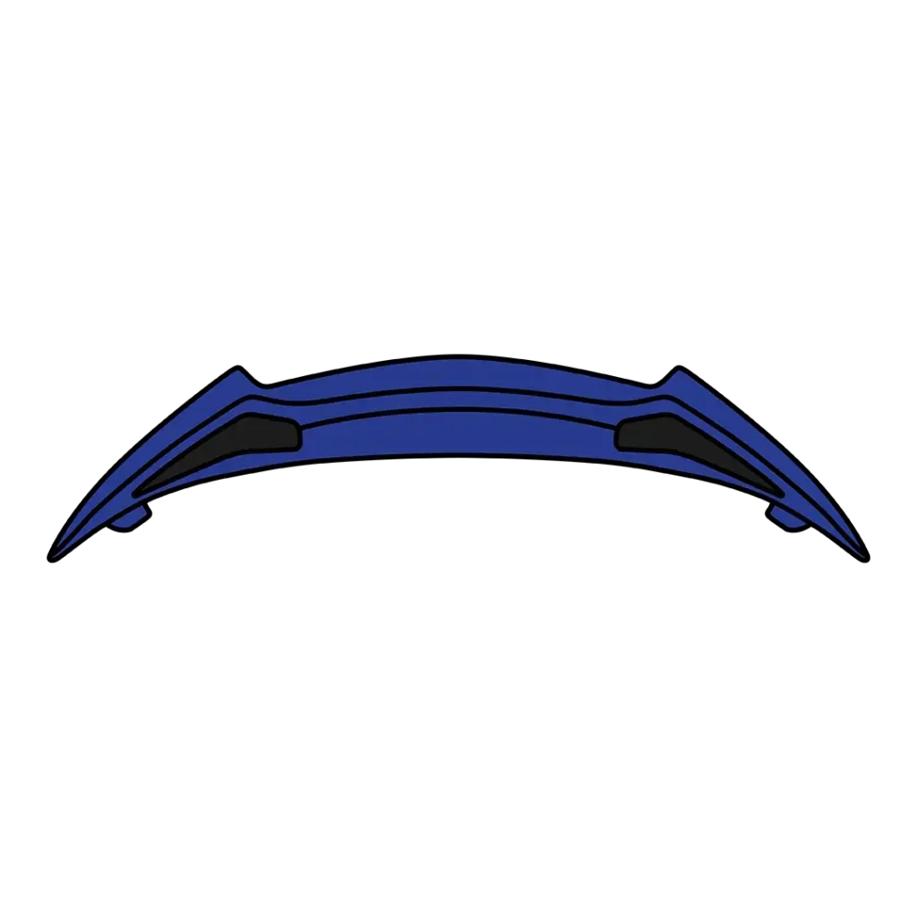 Twist 2.0 kit rear spoiler – Blue matt