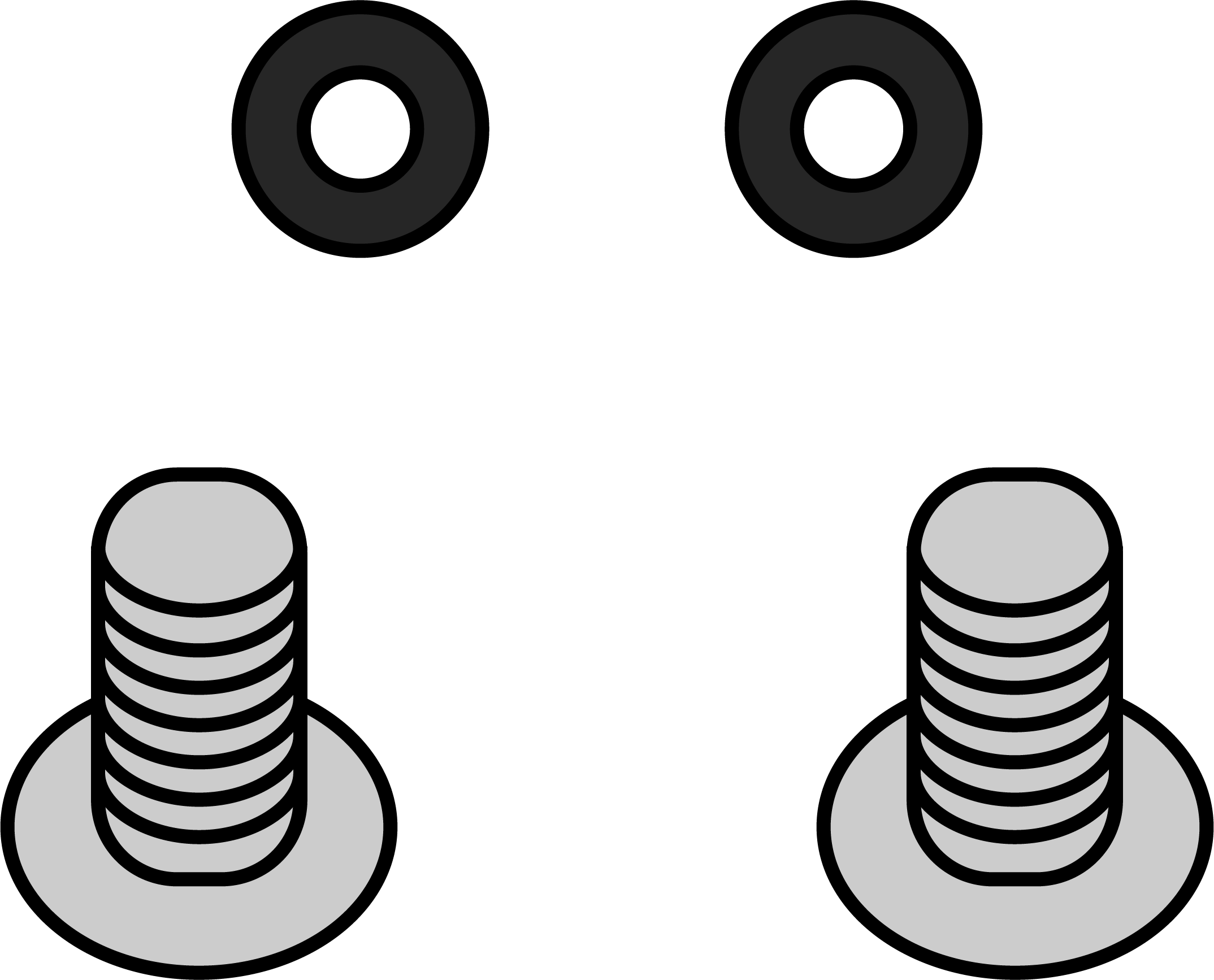 COMMANDER VISOR SCREWS KIT
