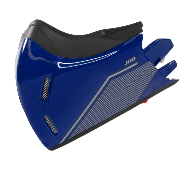 J 110 CHIN GUARD SLIM blue gloss