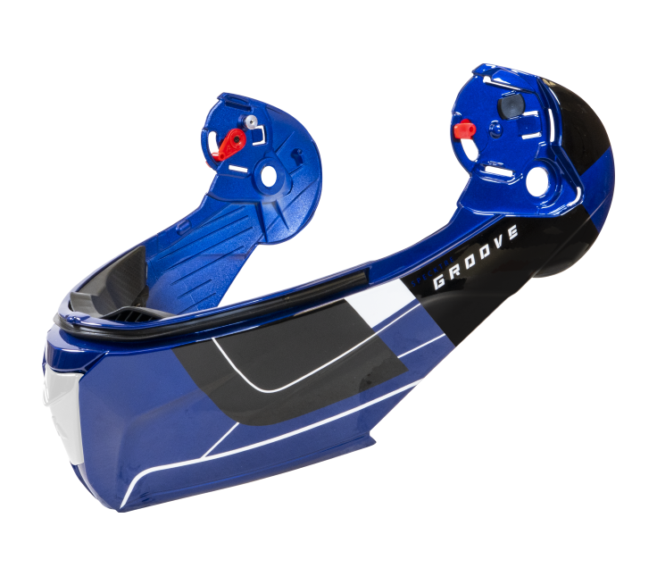 SPECKTRE CHIN GUARD GROOVE blue gloss